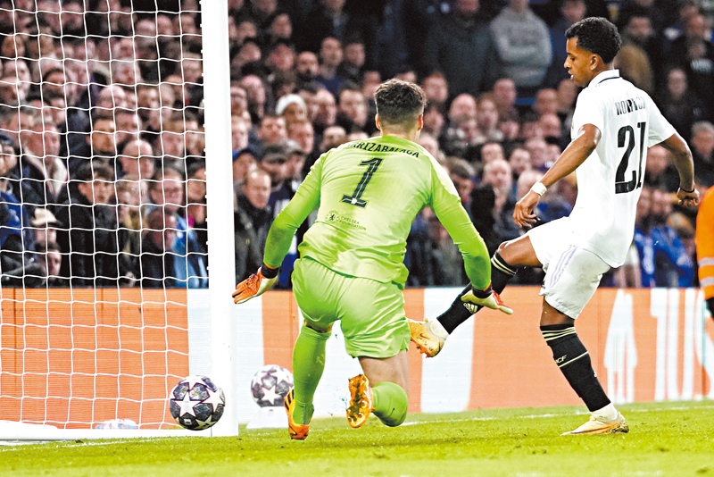 ◆洛迪高高斯（右）是役梅開二度。  美聯社