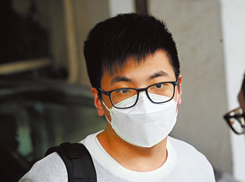 ◆ 陳同學。香港文匯報記者曾興偉 攝