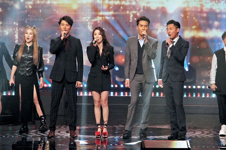 ◆《法言人》幾位主角難得上台獻唱。