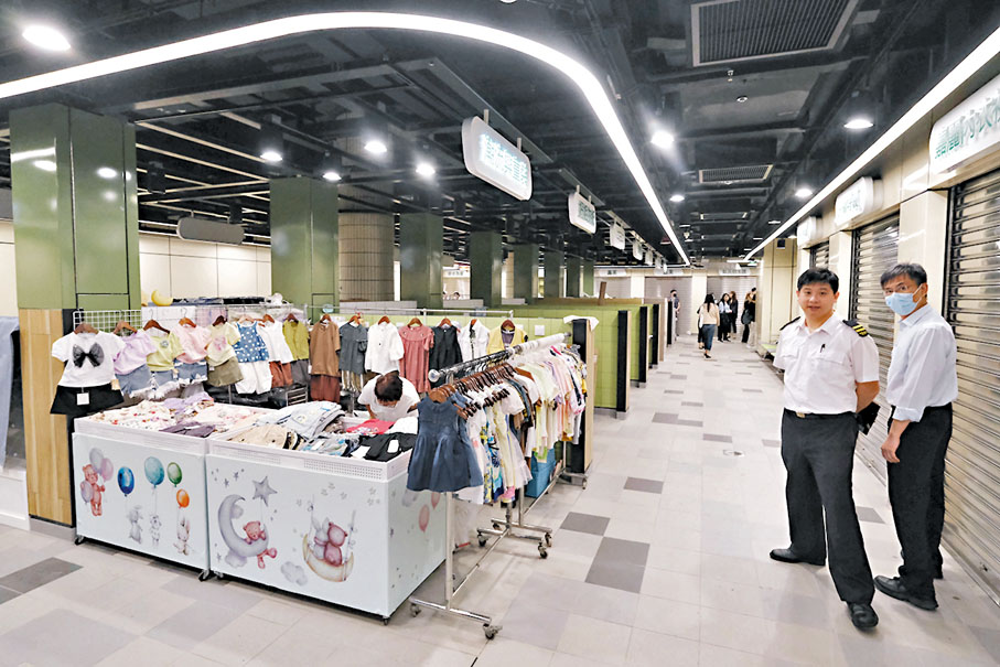 ◆ 新香港仔街市檔位明淨敞亮。香港文匯報記者涂穴 攝