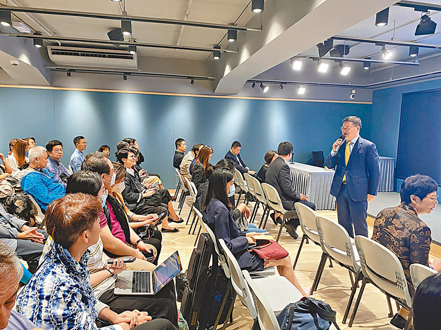 ◆逾百名本港藝文界人士參加宣講會及主題講座。