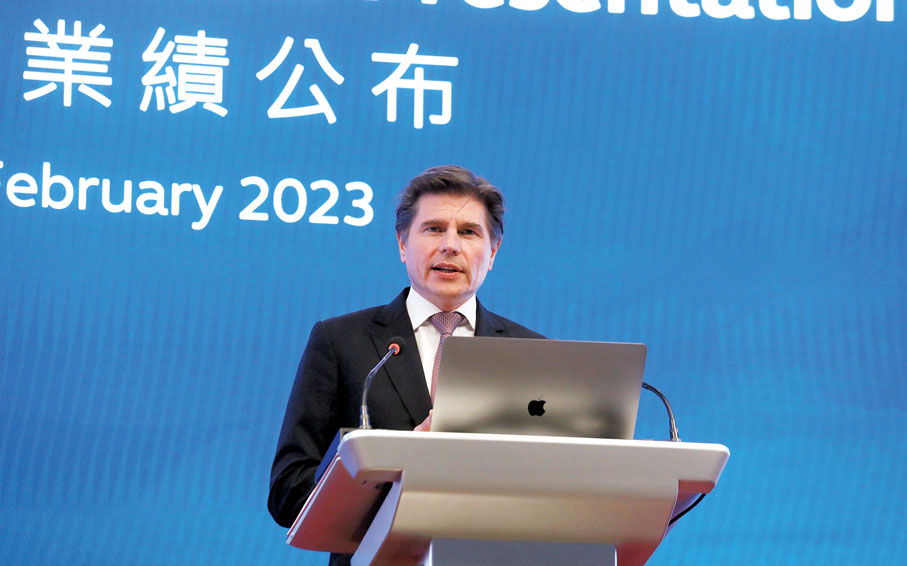 ◆ 歐冠昇表示，港交所將繼續積極推動全球對話和互聯互通。 資料圖片