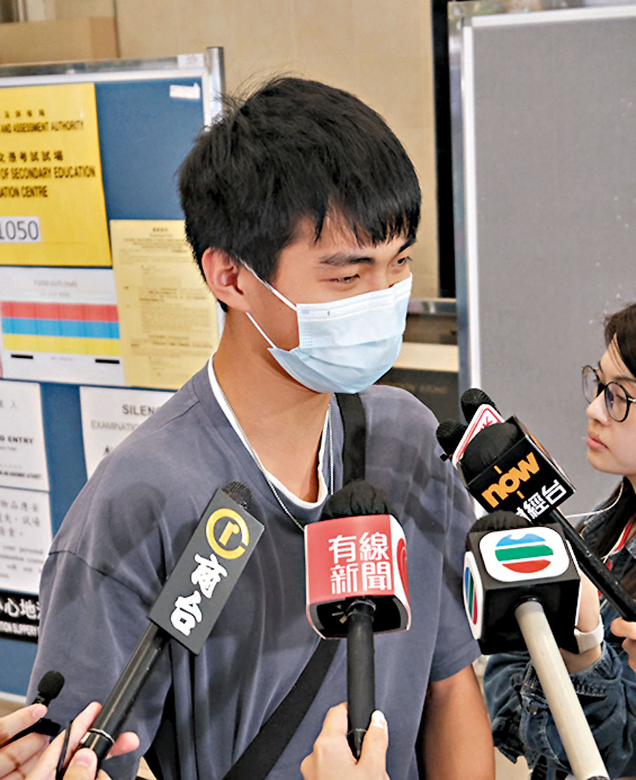 ◆ 劉同學。香港文匯報記者涂穴 攝
