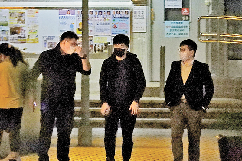 ◆ 李軒朗、王百羽和周竪峰眾攬炒分子參與所謂「議政平台」。 資料圖片