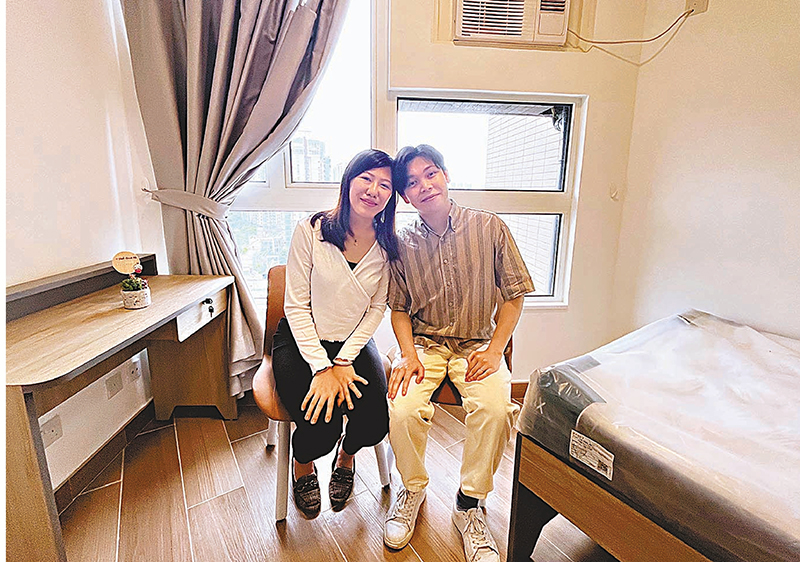 ◆吳氏夫婦期望一同入住青年綠洲後可以增進夫妻關係。