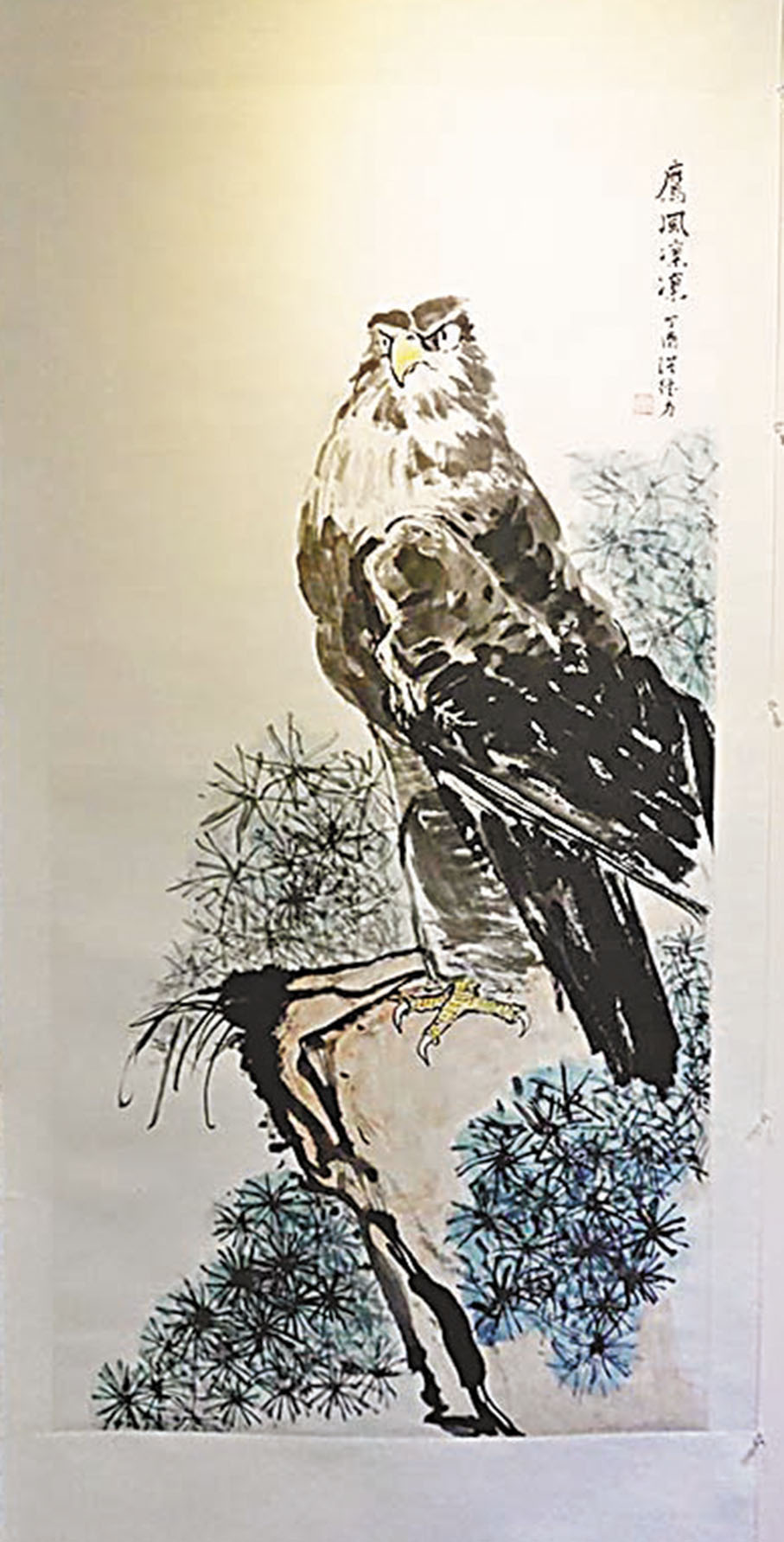 ◆洪德力《鷹風凜凜》