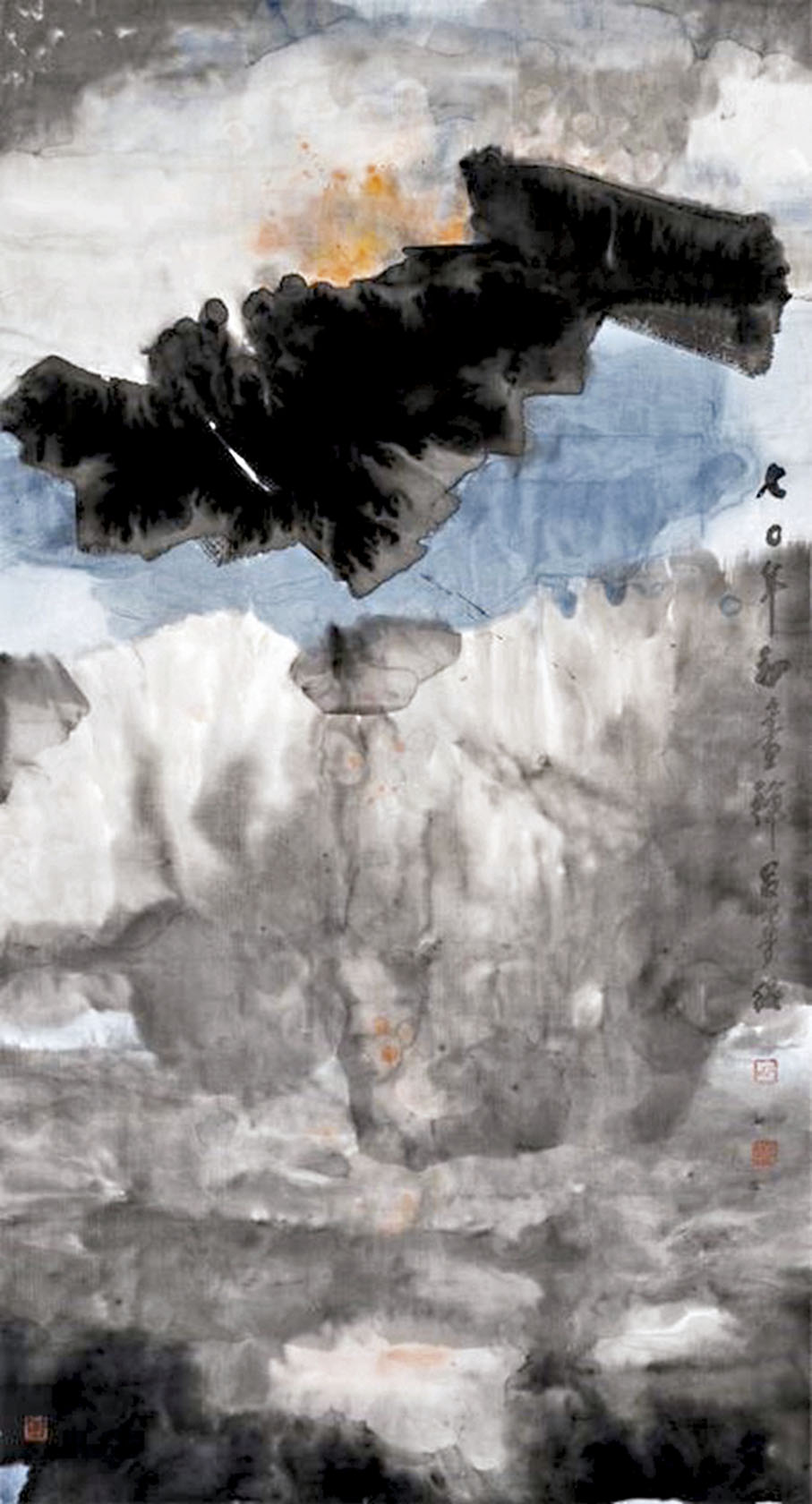 ◆呂壽琨《禪荷》（1970）香港中文大學文物館藏