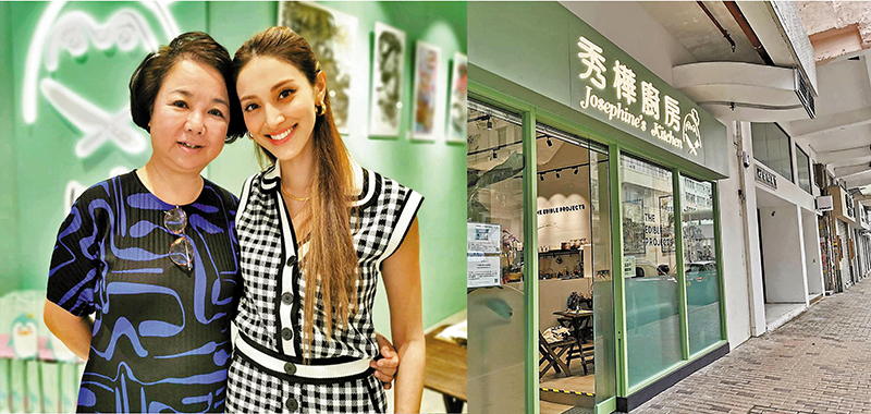 ◆「愛．傳遞」創辦人潘嘉麗及藝人陳凱琳一拍即合。