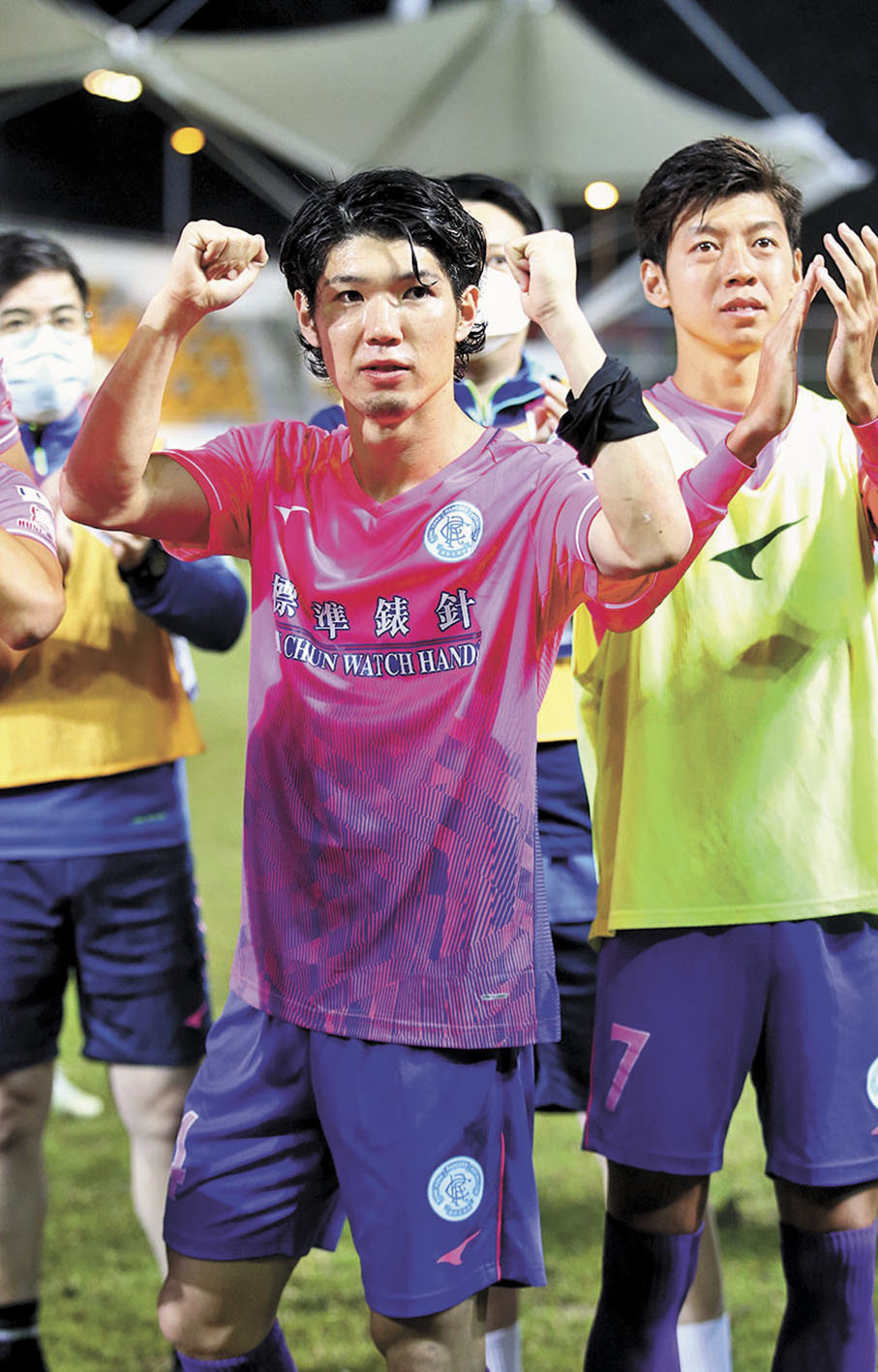 ◆ 神田夢實（粉紅衫）亦在投票中佔前列。