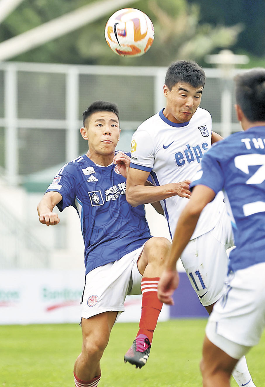 ◆ 孫銘謙（左）在「最佳青年球員」投票領先。