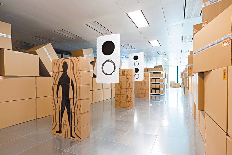 ◆裝置作品《一吸一呼》