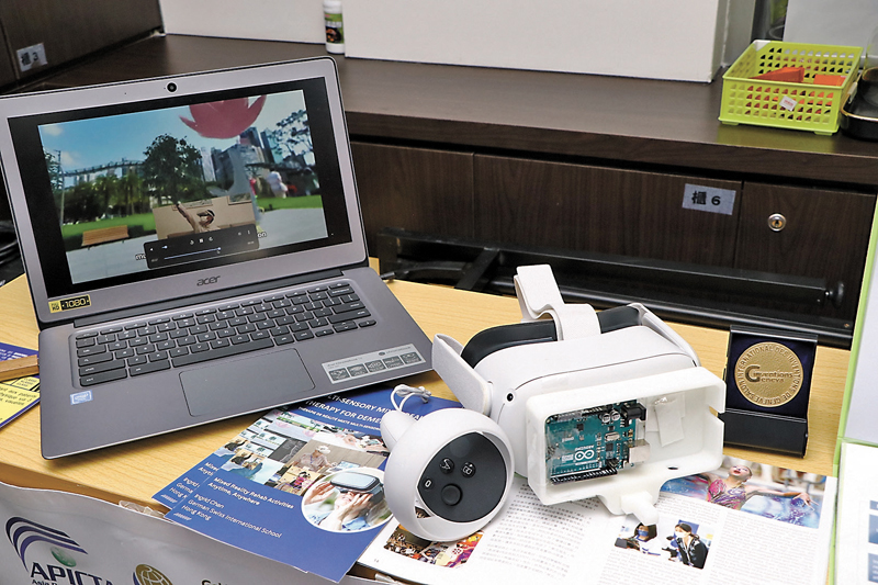 ◆「金獎Plus」得獎項目樂活『腦』友 。香港文匯報記者北山彥  攝