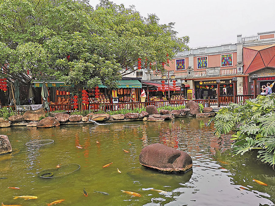 ◆陳皮村內景色清幽，並有陳皮文化體驗館供遊客參觀。