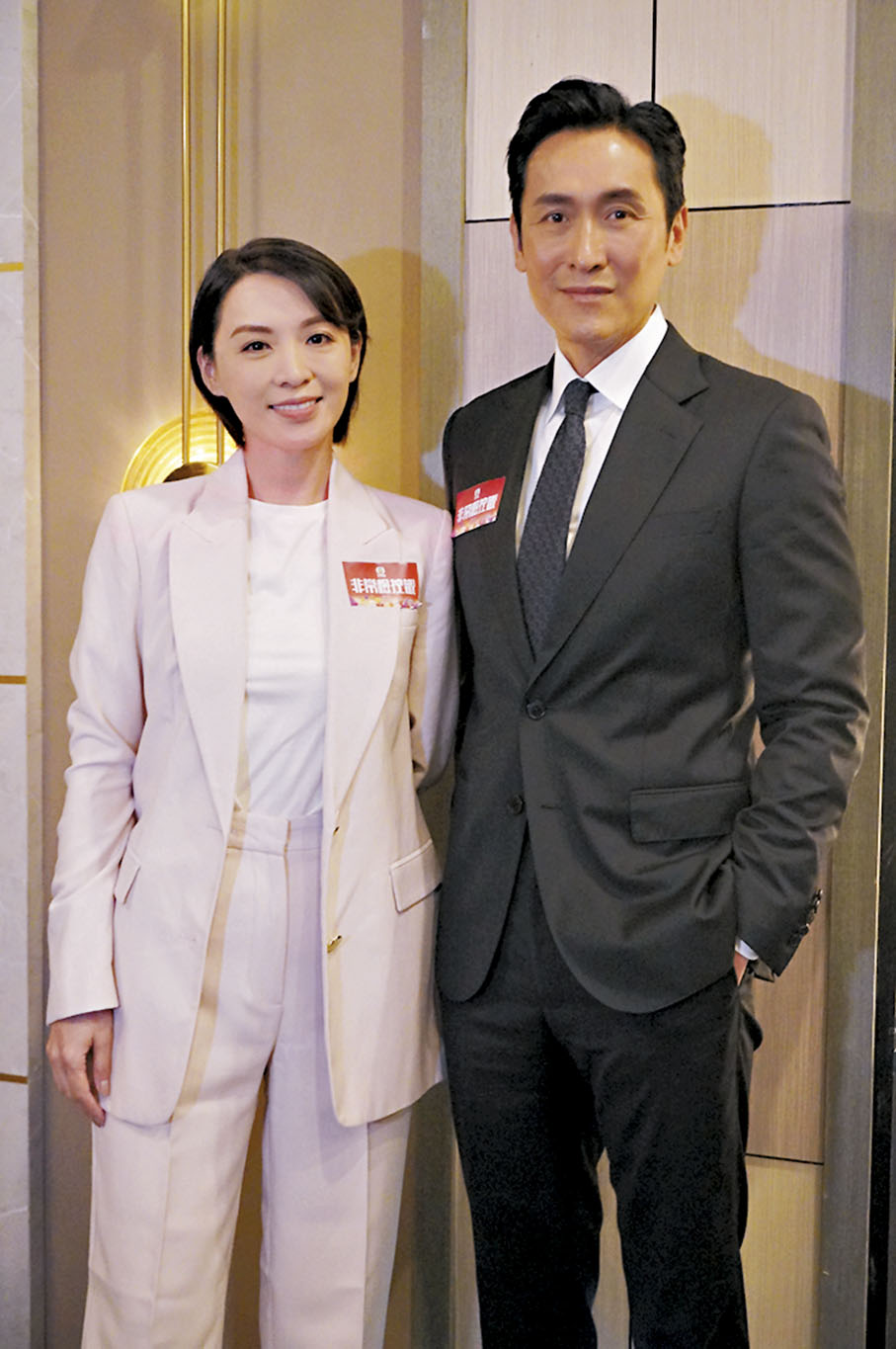 ◆馬德鐘與陳煒認為今次最難的是記對白。