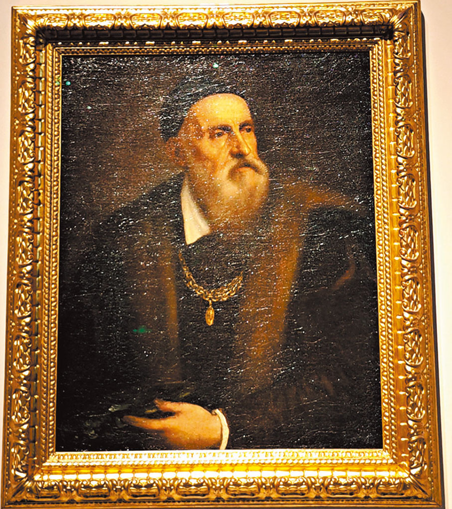 ◆提香·維切洛自畫像