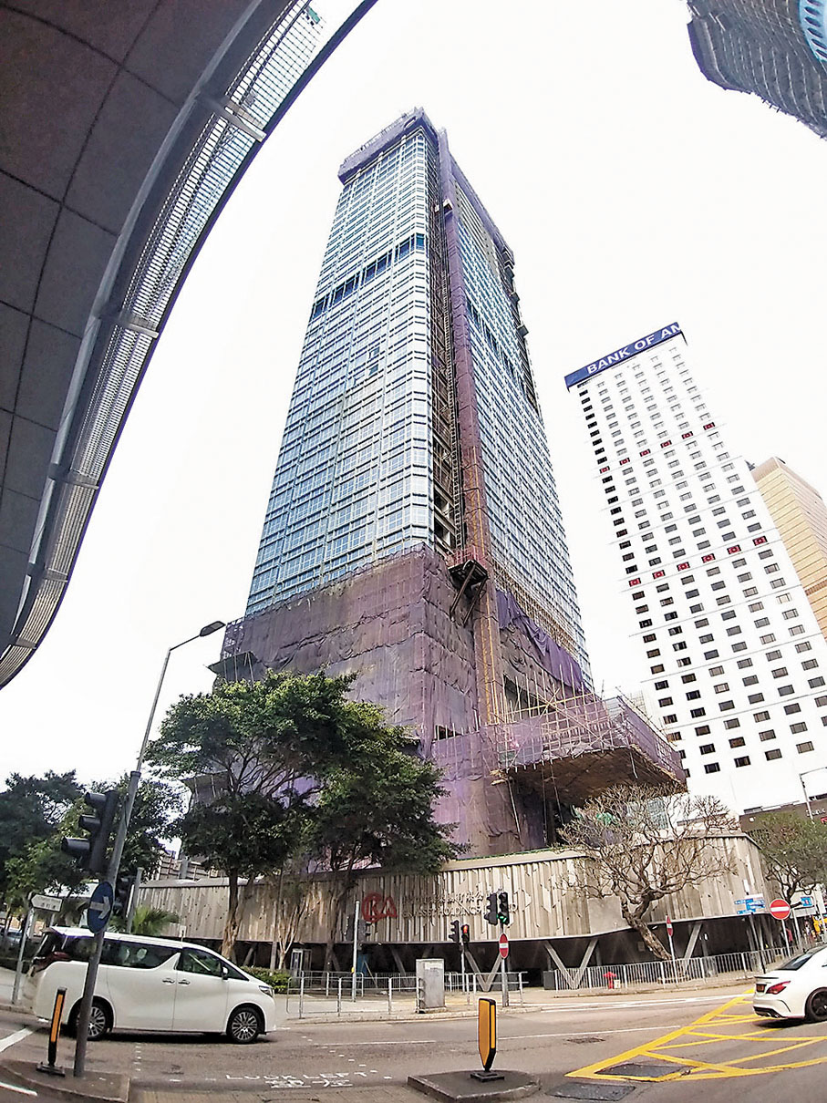 ◆和記大廈重建，並將打造成另一幢集團大本營長江集團中心二期。 香港文匯報記者萬霜靈 攝