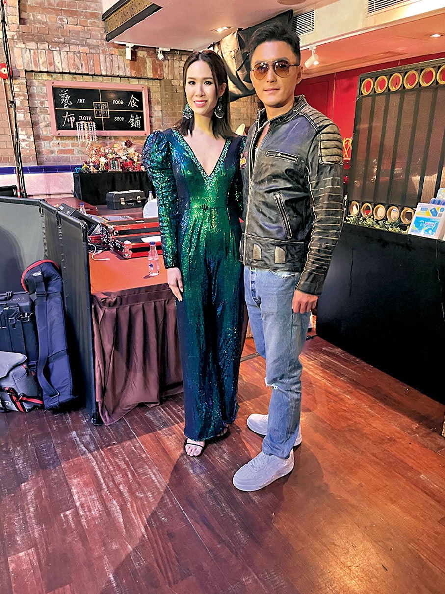 ◆楊明與女友莊思明一齊參演劇集《一舞傾城》演出。