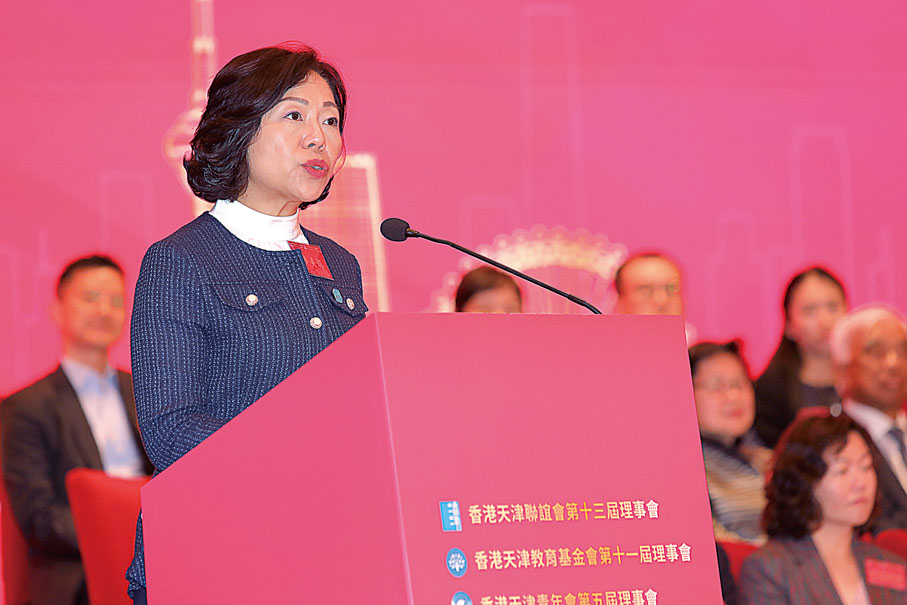 ◆民政及青年事務局局長麥美娟致辭。