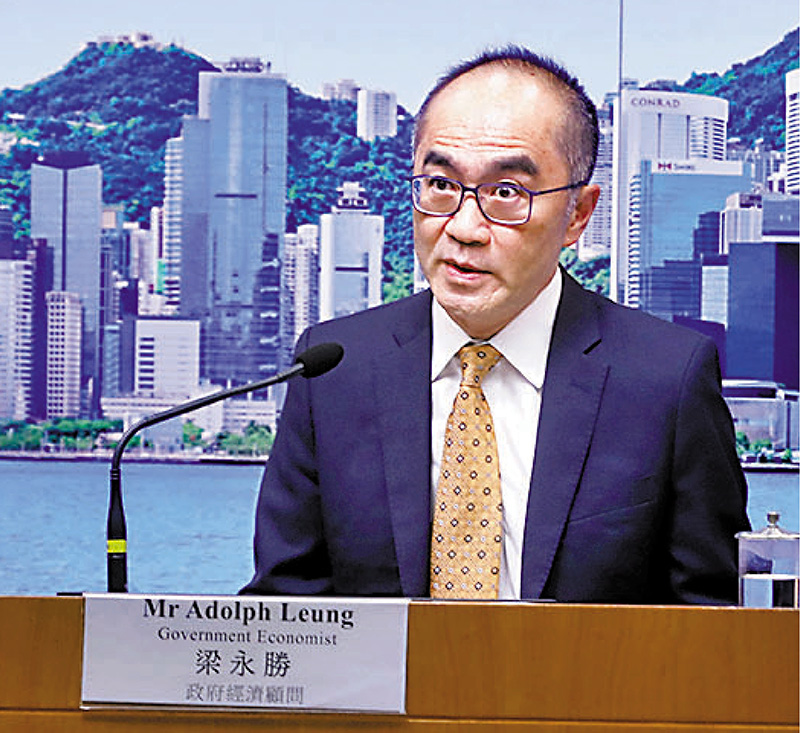 ◆ 梁永勝有信心今年私人消費續上升。香港文匯報記者萬霜靈  攝