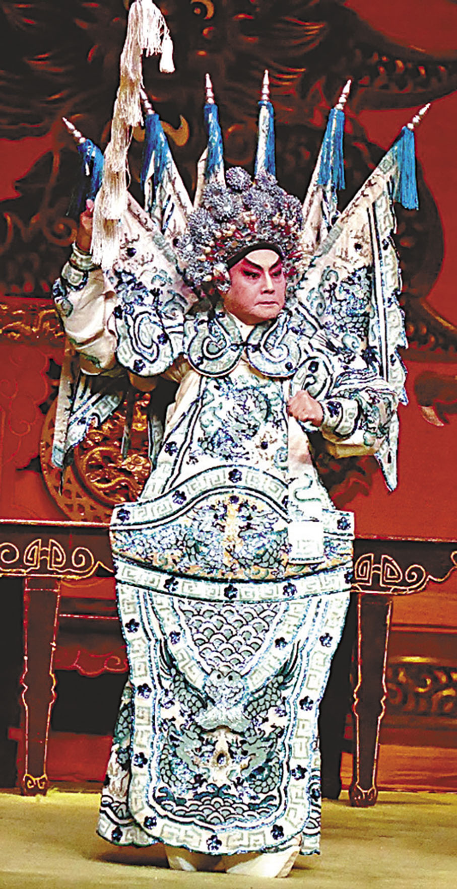 ◆阮兆輝在《子期與伯牙》一劇演奸角獨火。