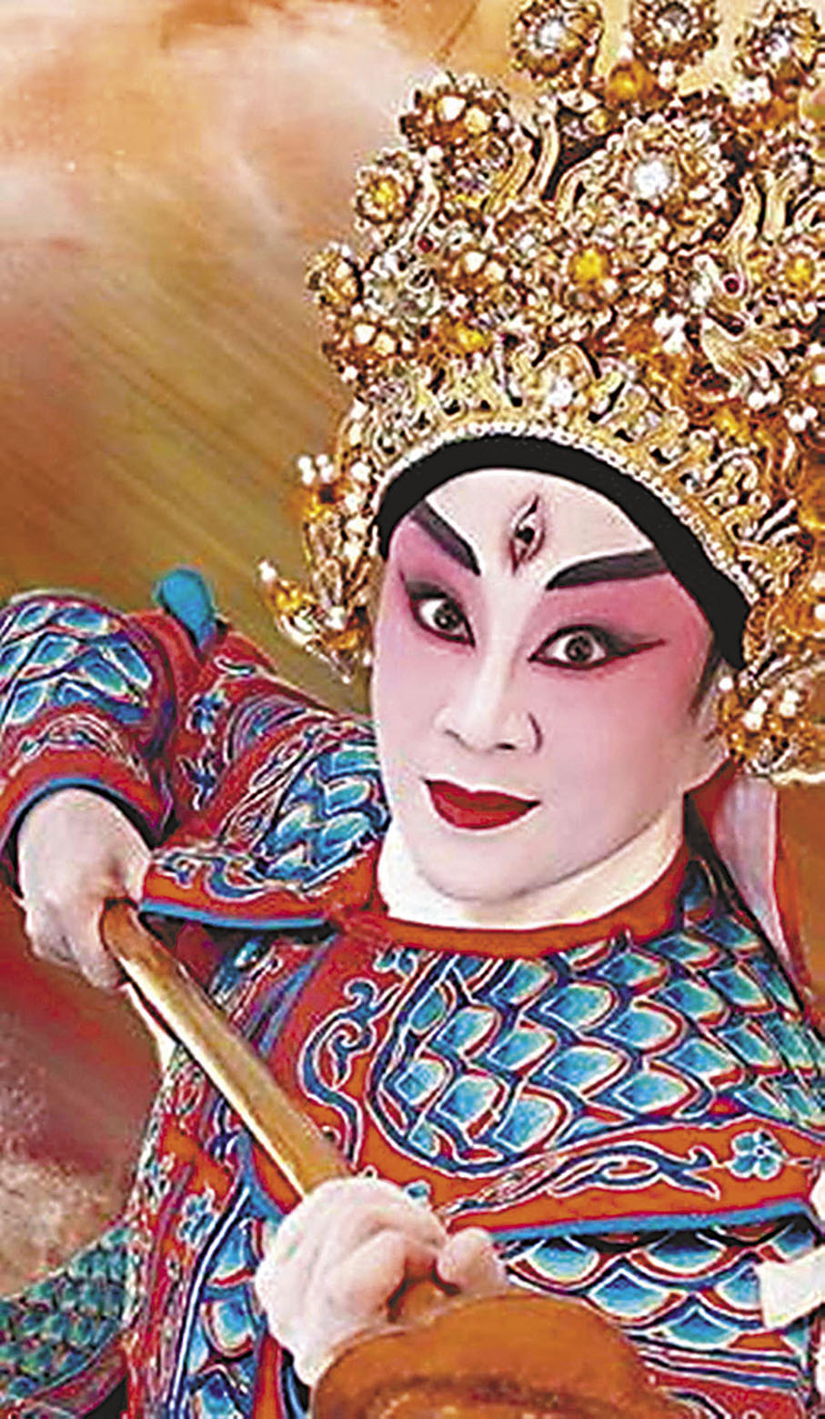 ◆劉惠鳴的華光造型。