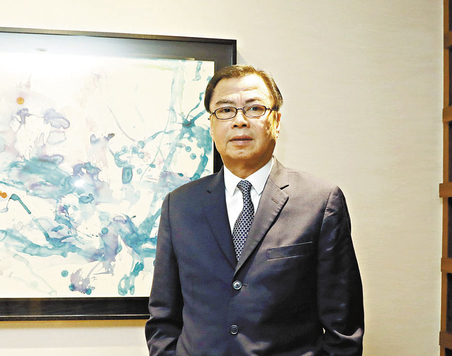 ◆關堡林指出洪水橋洪安里1號新盤第1期有望最快本季推售。 香港文匯報記者郭木又  攝