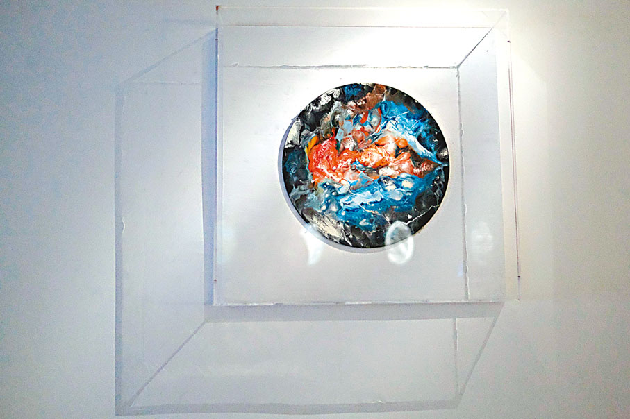 ◆ 藝術家2016年的舊作《花蕊》。