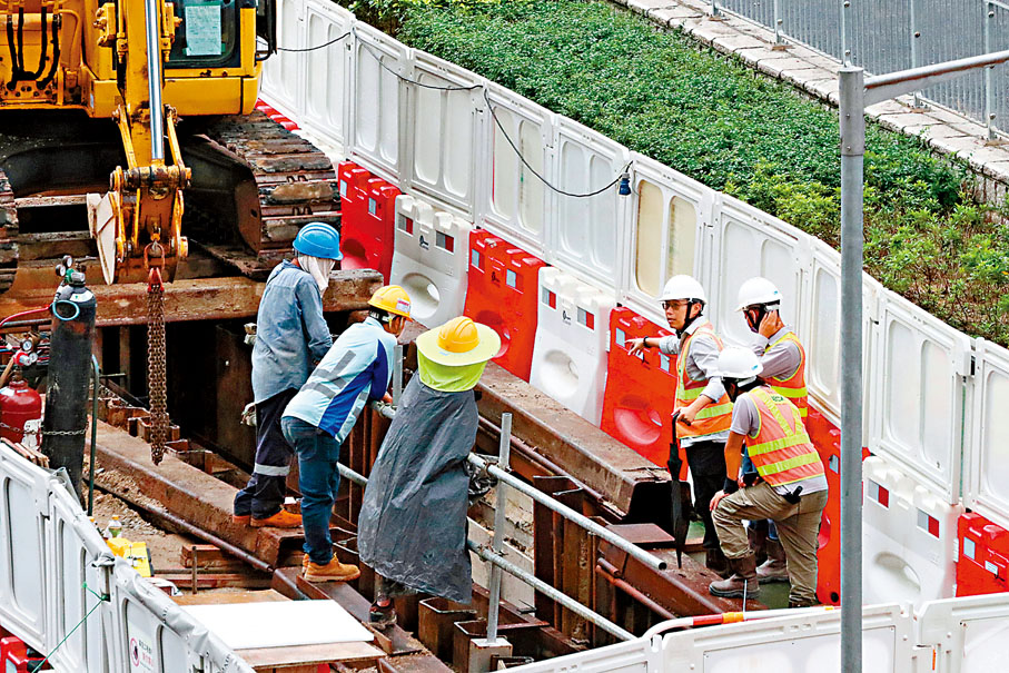 ◆「人才清單」新增11項「發展及建造」領域下的專業。香港文匯報記者北山彥  攝