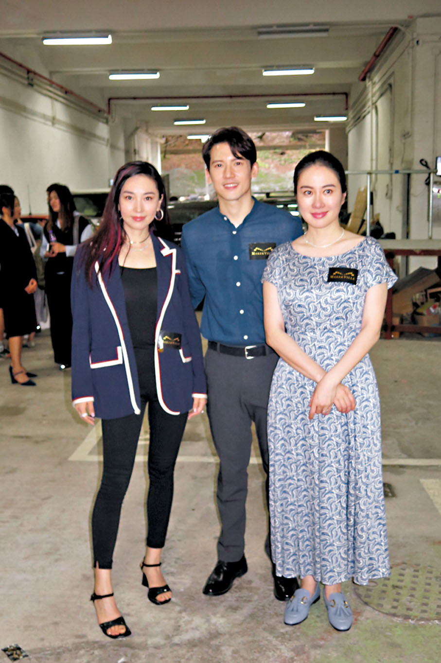 ◆ 賈曉晨與關智斌及葉璇在新劇中屬三角關係，有不少恩怨情仇。