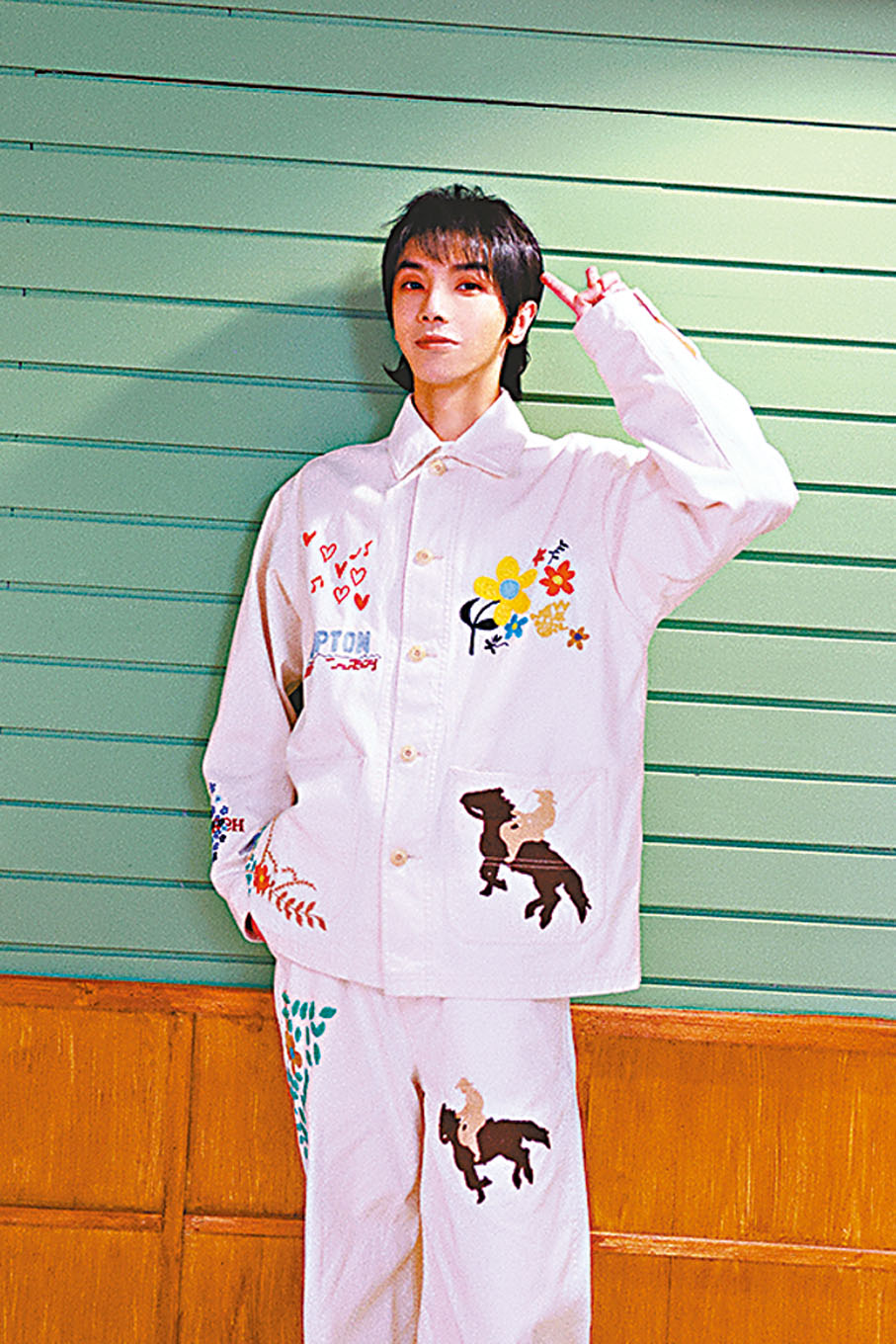 ◆ 華晨宇希望在節目中挑戰多點三人舞台。胡若璋 攝