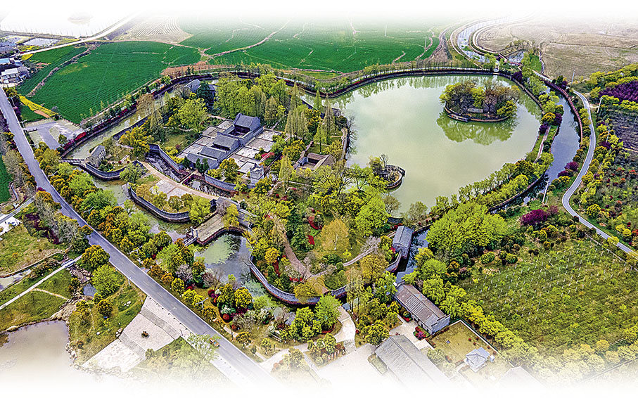 ◆航拍劉銘傳故居  攝︰特約通訊員徐勇