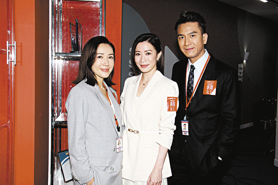 ◆馬國明劇中與佘詩曼、李施嬅都是競爭對手。