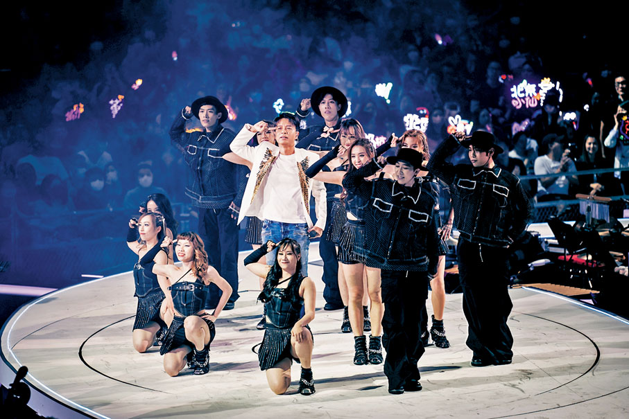 ◆ 克勤以精彩表演回饋歌迷。