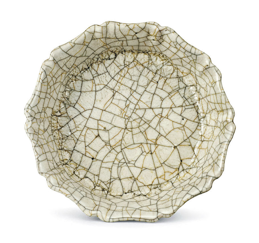 ◆南宋哥窯葵口洗