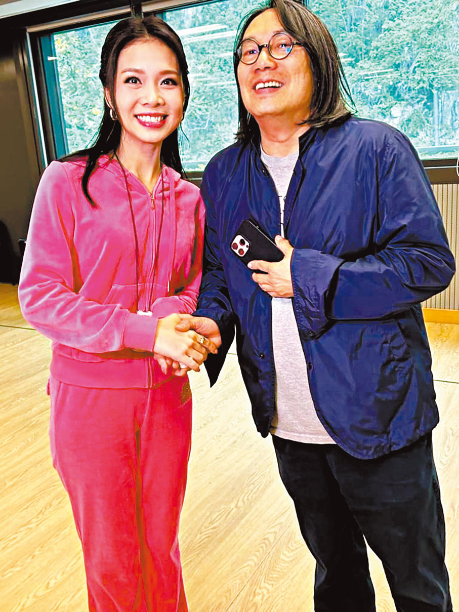 ◆陳善之很欣賞林穎施的才藝。