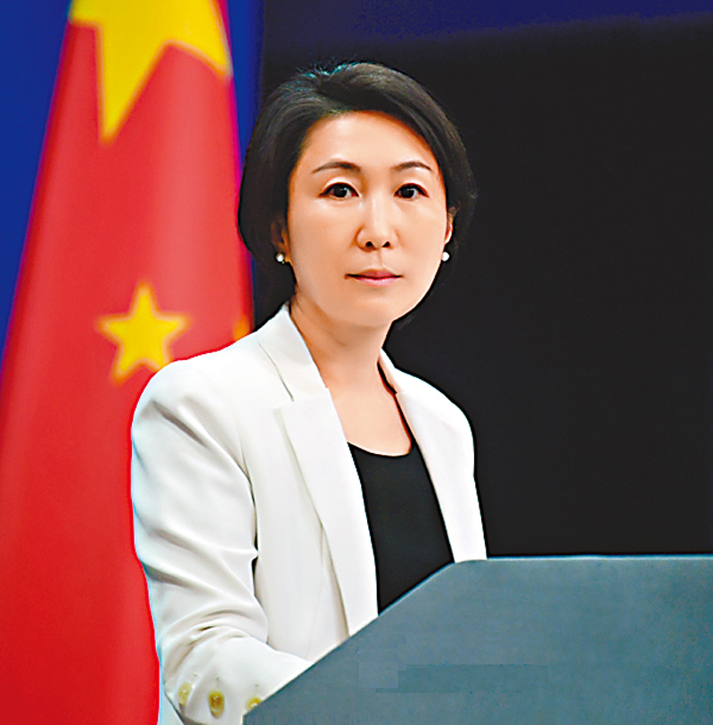 ◆ 毛寧表示，香港已經回歸祖國近26年了，英方還是沒能從殖民舊夢中醒來。