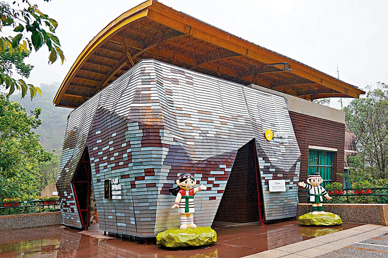 ◆谷關遊客中心化身為「入關博物館」。