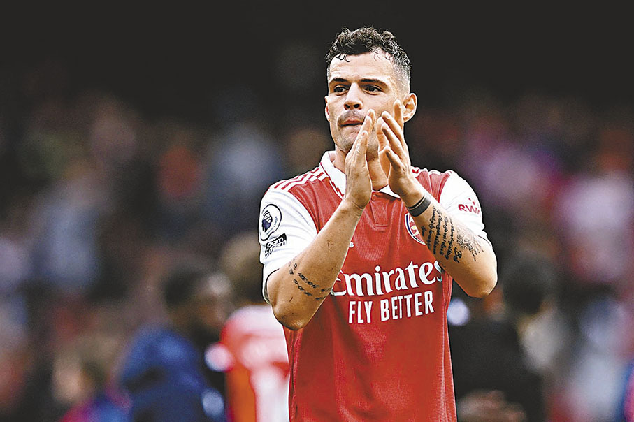 ◆ 格列沙加很可能將是最後一次代表阿仙奴披甲。 資料圖片