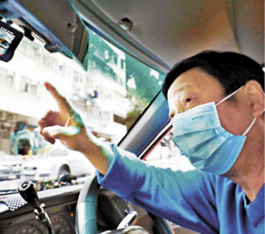 ◆ 的士司機黃先生 香港文匯報 記者張弦 攝