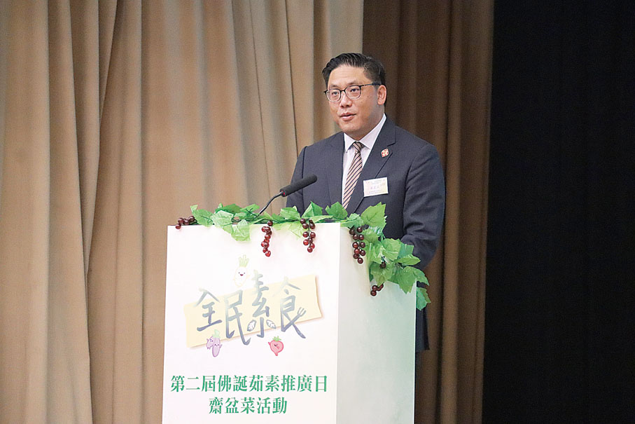 ◆梁宏正發表致辭。