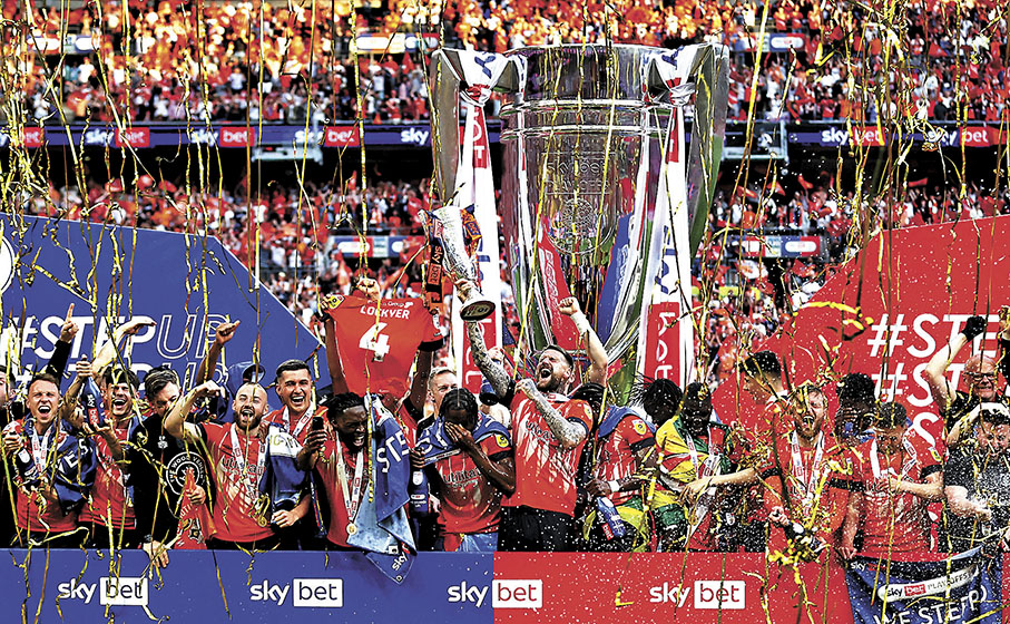 ◆盧頓來季將在英超角逐。  路透社