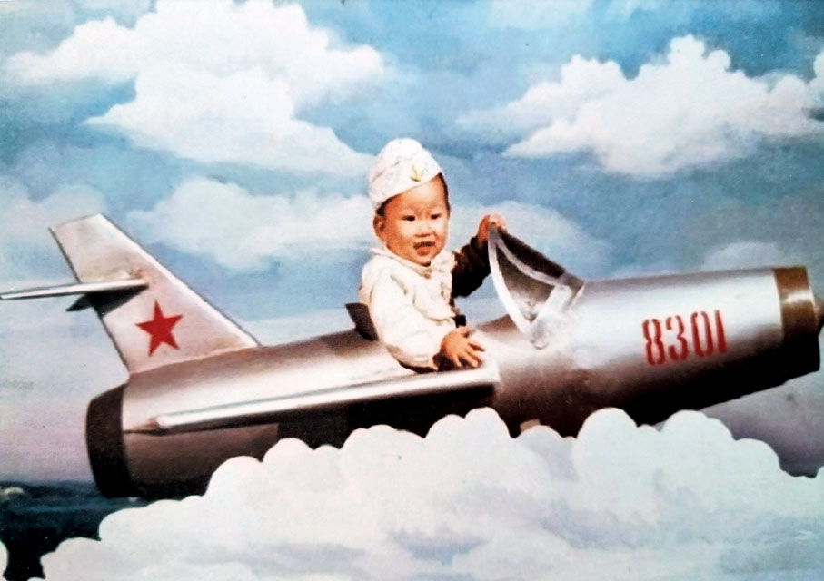 ◆方文墨幼時就懷揣一個航空夢。 香港文匯報瀋陽傳真