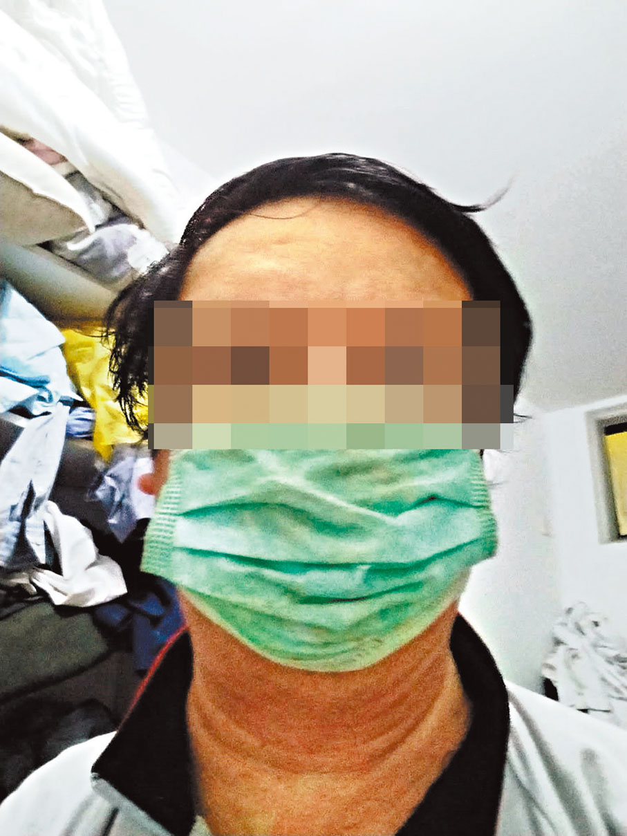 ◆張先生講述向財仔借錢的痛苦經歷。 