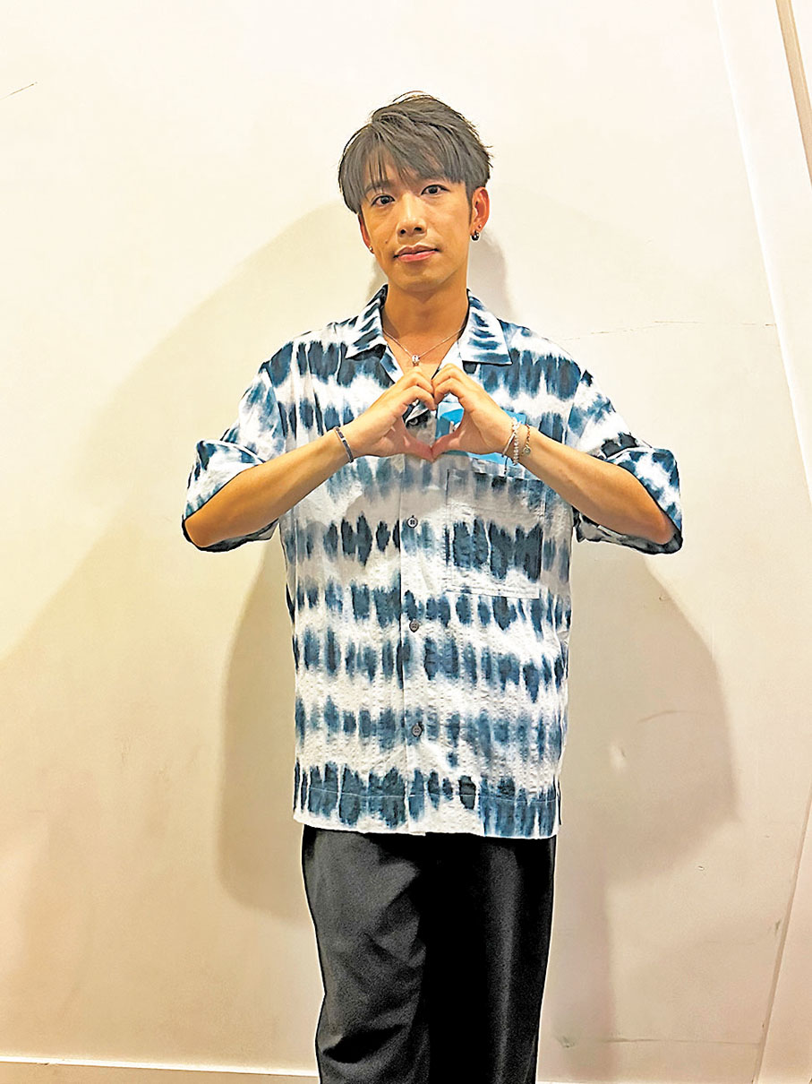 ◆洪嘉豪笑言對自己是有伸縮自如的愛。