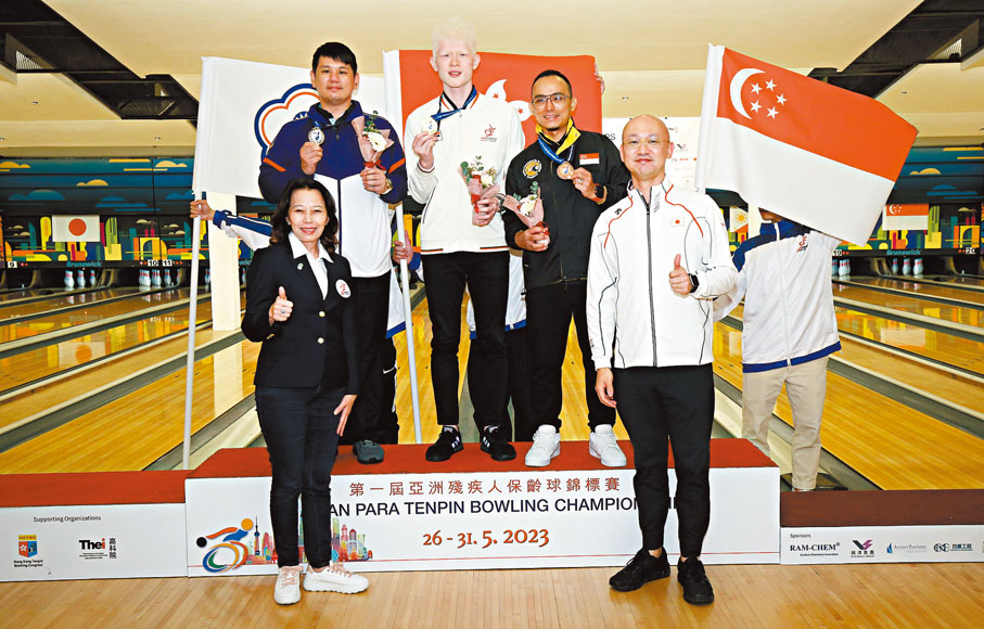 ◆ 張凱童（上排中）個人獨攬4金。