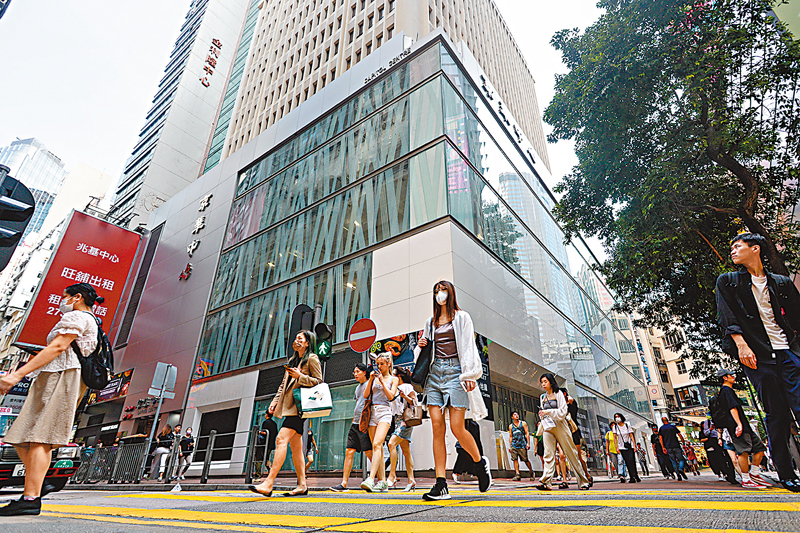 ◆ CHANEL以逾300萬元承租京華中心巨舖，是復常通關後最大宗舖位租賃成交。