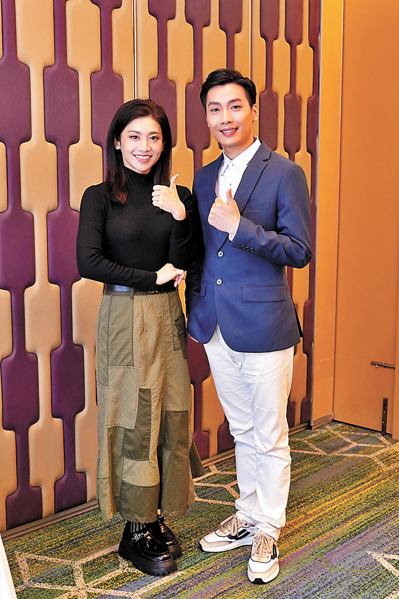 ◆新《胡不歸》兩位主角王志良和梁非同合作愉快。