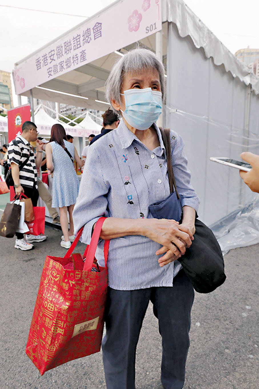 ◆楊婆婆。香港文匯報記者郭木又  攝