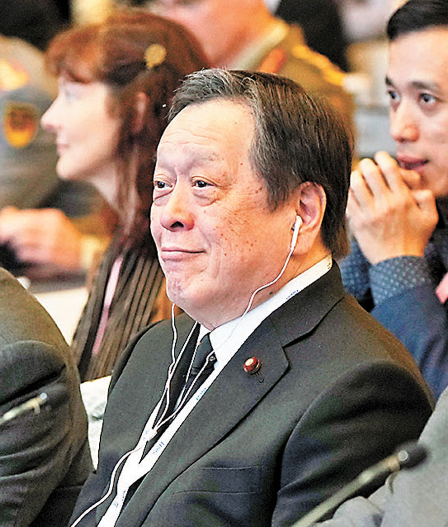 ◆黃永宏促日本改善與華關係。圖為日本防相濱田靖一。美聯社