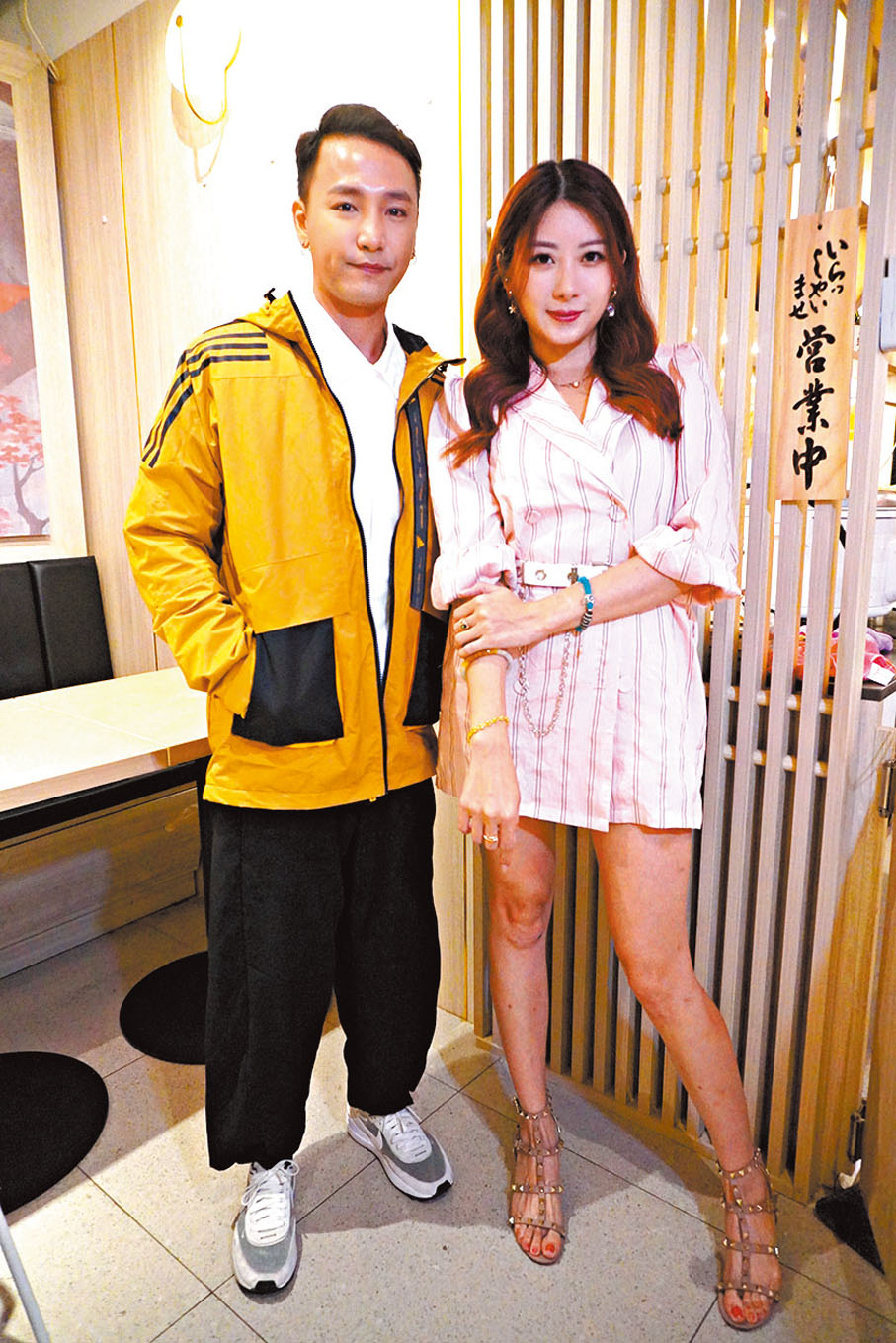 ◆蕊蕊與林耀聲齊齊做老闆。